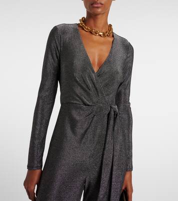 Jumpsuit Cosima Two con lamé | Diane von Furstenberg