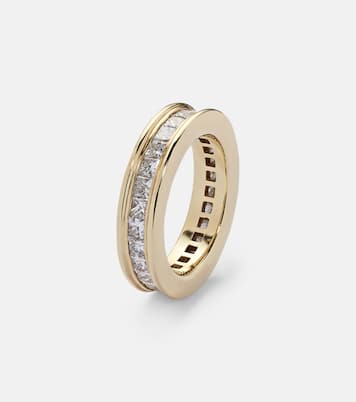 Ivy Eternity 18kt gold ring with diamonds | Octavia Elizabeth