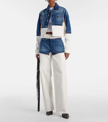 Petit Grand paneled denim jacket | Jean Paul Gaultier