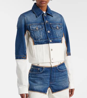 Petit Grand paneled denim jacket | Jean Paul Gaultier