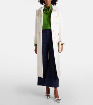 Pantalon ample en Crepe Couture | Valentino