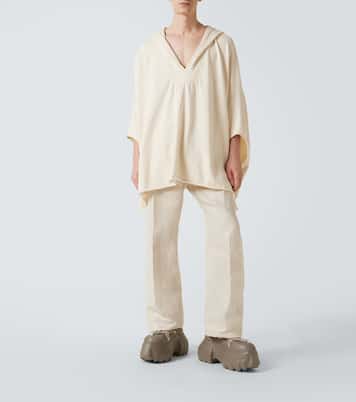 Hooded cotton shirt | Rick Owens