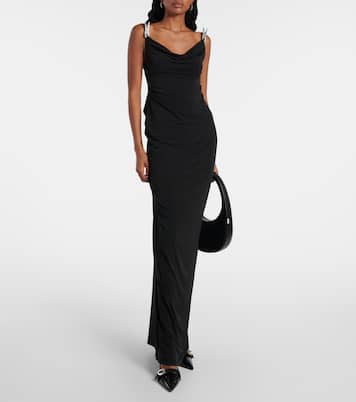 Pumps slingback in pelle con logo | Coperni