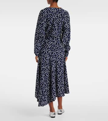 Abito lungo Alina con stampa floreale | Proenza Schouler