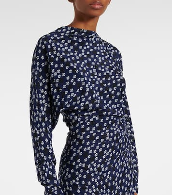 Abito lungo Alina con stampa floreale | Proenza Schouler