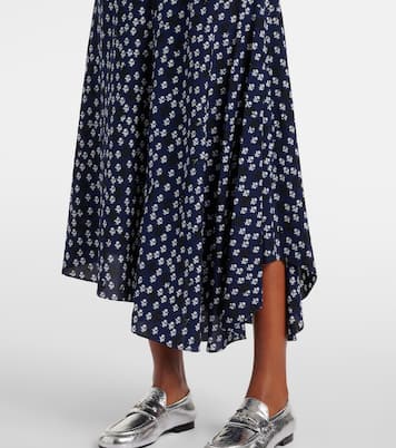 Abito lungo Alina con stampa floreale | Proenza Schouler