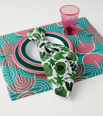 Large set of 6 floral napkins | La DoubleJ