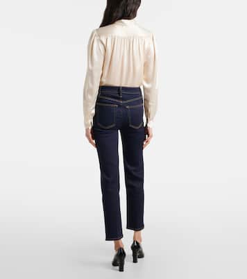 Jeans rectos Le Sleek de tiro alto | Frame