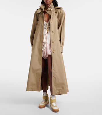 Cotton gabardine trench coat | Chloé