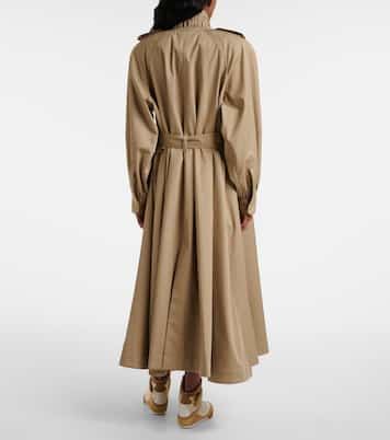 Cotton gabardine trench coat | Chloé