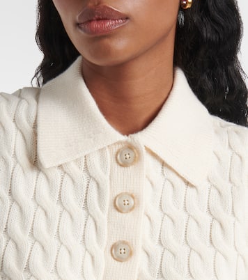 The Cable Polo wool sweater vest | Frame