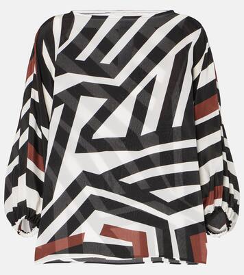 Camino striped silk top | Max Mara