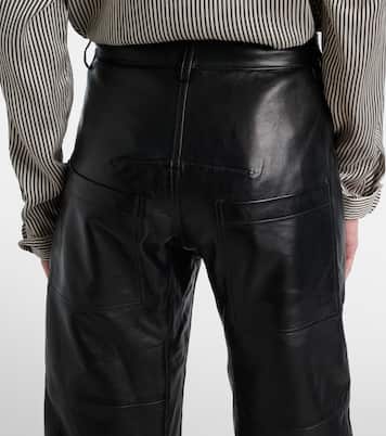 Pantalones barrel Shon de piel | Nili Lotan