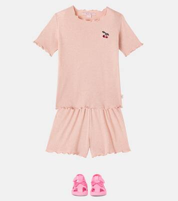 Roli cotton-blend T-shirt and shorts set | Konges Sløjd