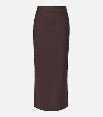 Wool-blend maxi skirt | Brunello Cucinelli