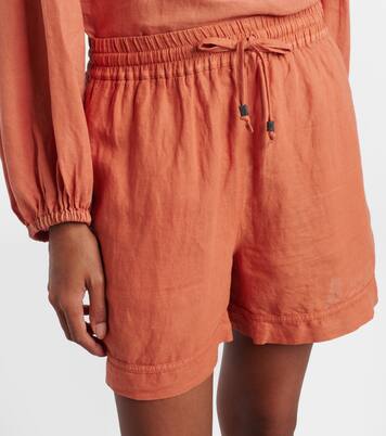 Linen and cotton Bermuda shorts | Brunello Cucinelli