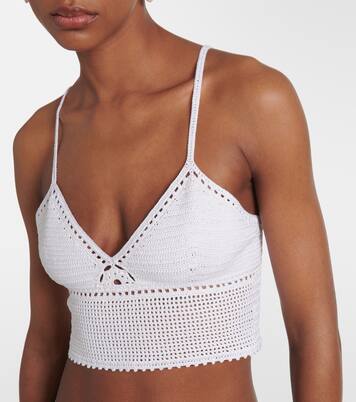 Cropped-Top aus Häkelstrick | Ralph Lauren Collection