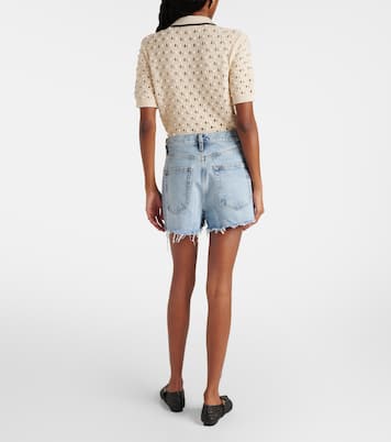 Dare high-rise denim shorts | Frame