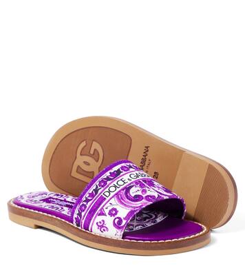 Majolica canvas slides | Dolce&Gabbana Kids