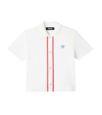 La Medusa cotton polo shirt | Versace Kids