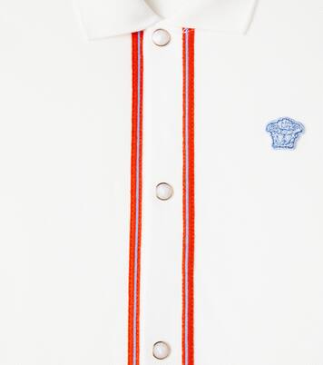 La Medusa cotton polo shirt | Versace Kids