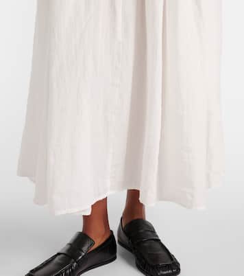 Oversized ramie maxi dress | Róhe