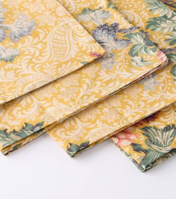 Peonia set of 4 linen napkins | Cabana