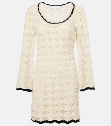 Rhiannon pointelle cotton minidress | Zimmermann
