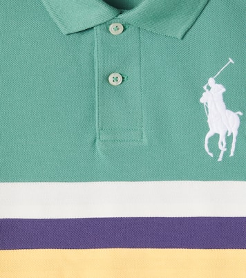 Striped cotton piqué polo shirt | Polo Ralph Lauren Kids