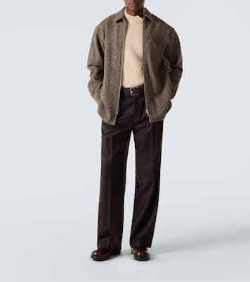 Hemdjacke aus Tweed | Dries Van Noten