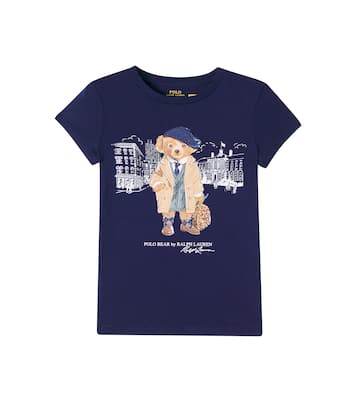 T-shirt Polo Bear in jersey di cotone | Polo Ralph Lauren Kids
