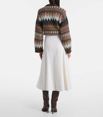 Wool midi skirt | Brunello Cucinelli