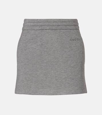 Logo jersey miniskirt | Gucci