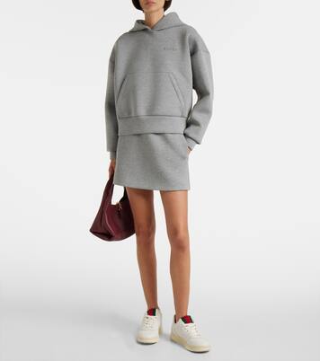Logo jersey miniskirt | Gucci