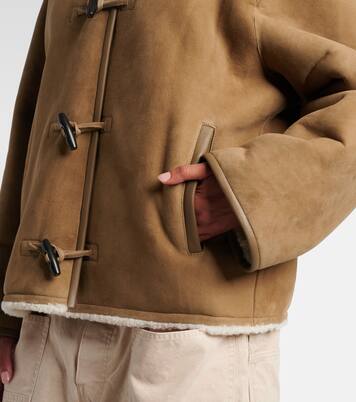 Wendbare Jacke aus Leder und Shearling | Yves Salomon