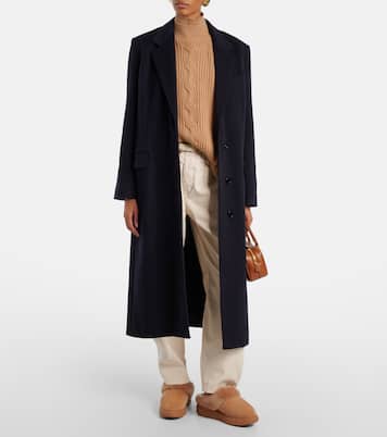 Diamond Maxi Mule F 스웨이드 슬립온 슈즈 | Jimmy Choo