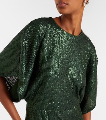 Obie sequined gown  | Norma Kamali