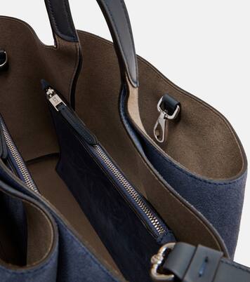 Apa Small suede tote bag | Tod's