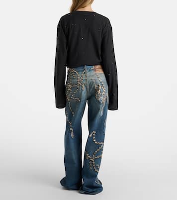 1981 trompe l’œil wide-leg jeans | Acne Studios