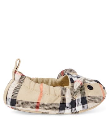 Baby Slip-Ons Burberry Check aus Canvas | Burberry Kids