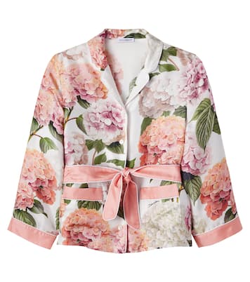 Bedrucktes Hemd aus Seide | Dolce&Gabbana Kids