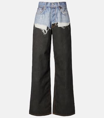 1981 chalk stripe wide-leg jeans | Acne Studios
