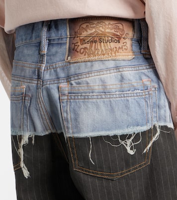 1981 chalk stripe wide-leg jeans | Acne Studios