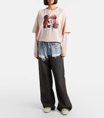 1981 chalk stripe wide-leg jeans | Acne Studios