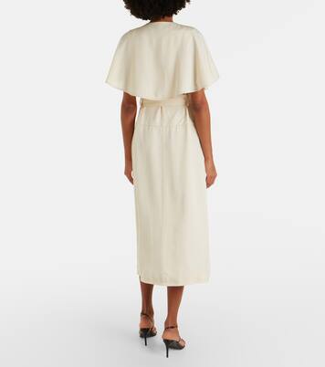 Midikleid Isolde aus Twill | Proenza Schouler