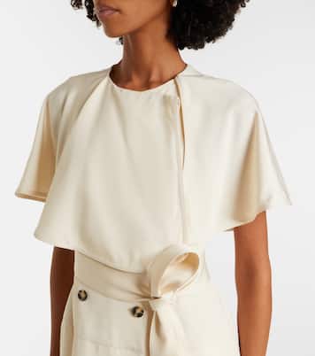 Midikleid Isolde aus Twill | Proenza Schouler