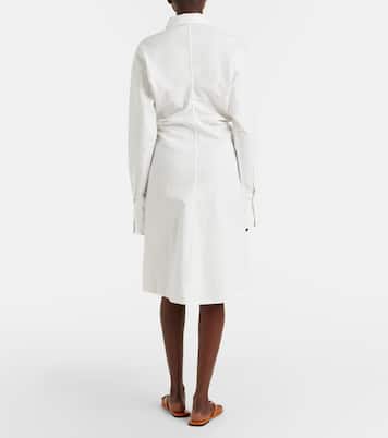 Abito chemisier in cotone e lino | Toteme