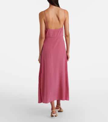 Abito sottoveste in seta con pizzo | Chloé