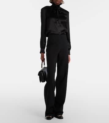 Botines Signora de piel con Horsebit | Gucci