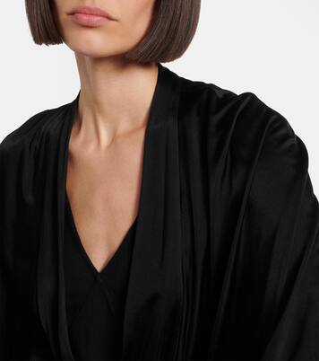 Cape Half Moon aus Satin | Rick Owens